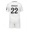 Real Madrid Antonio Rudiger #22 Heimtrikot 2024-25 Kurzarm (+ kurze hosen)